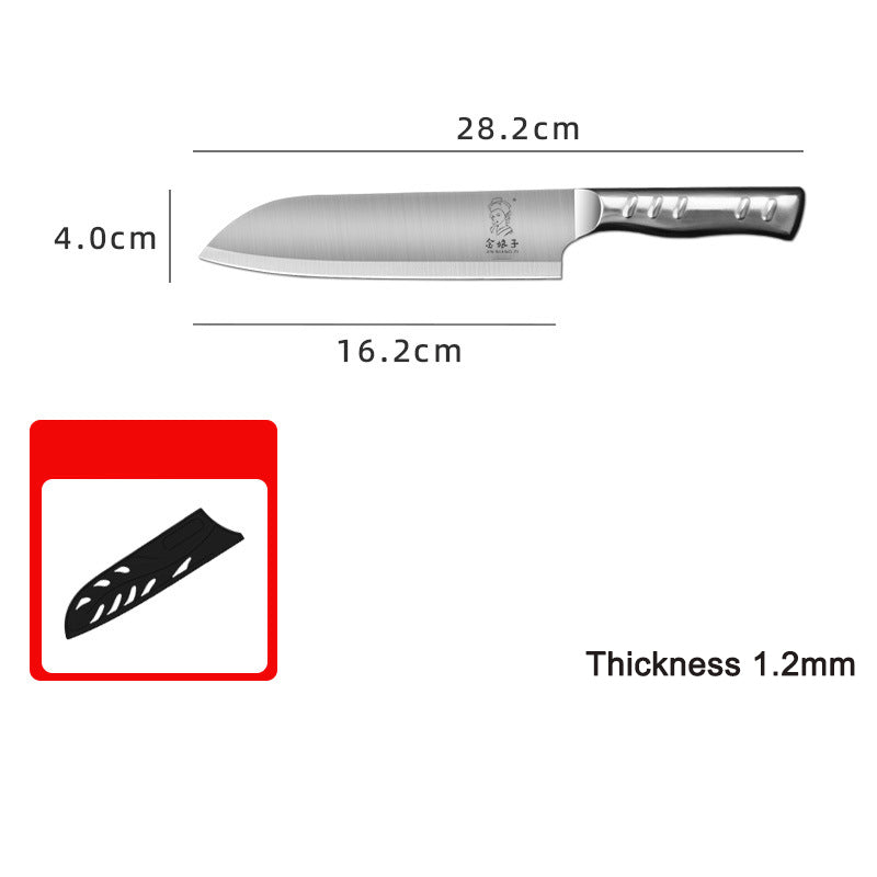 Household multi-purpose chef knife stainless steel vegetable and meat cutting small kitchen knife