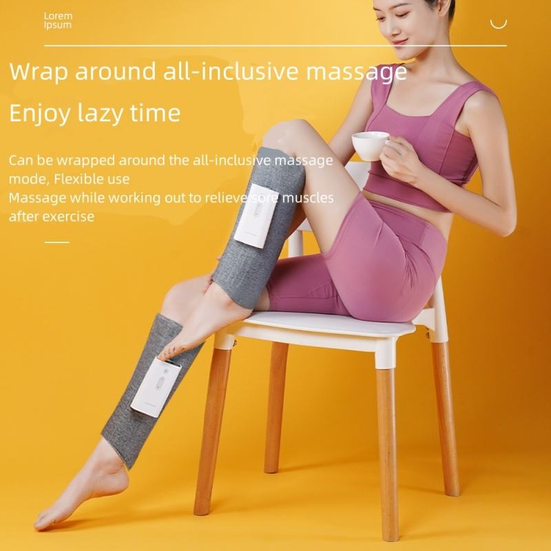Electric air wave leg cover calf massager home automatic hot compress pressure leg massager leg slimming device
