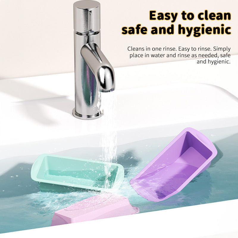 Silicone baking molds (rectangle/mini loaf/bread toast)，Non-stick, easy release，Kitchen/pastry tool